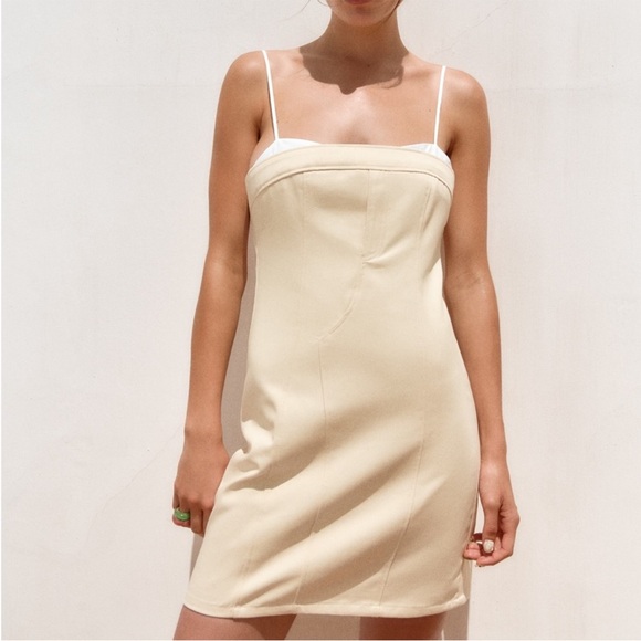 NWT Zara combination mini dress - Picture 5 of 5